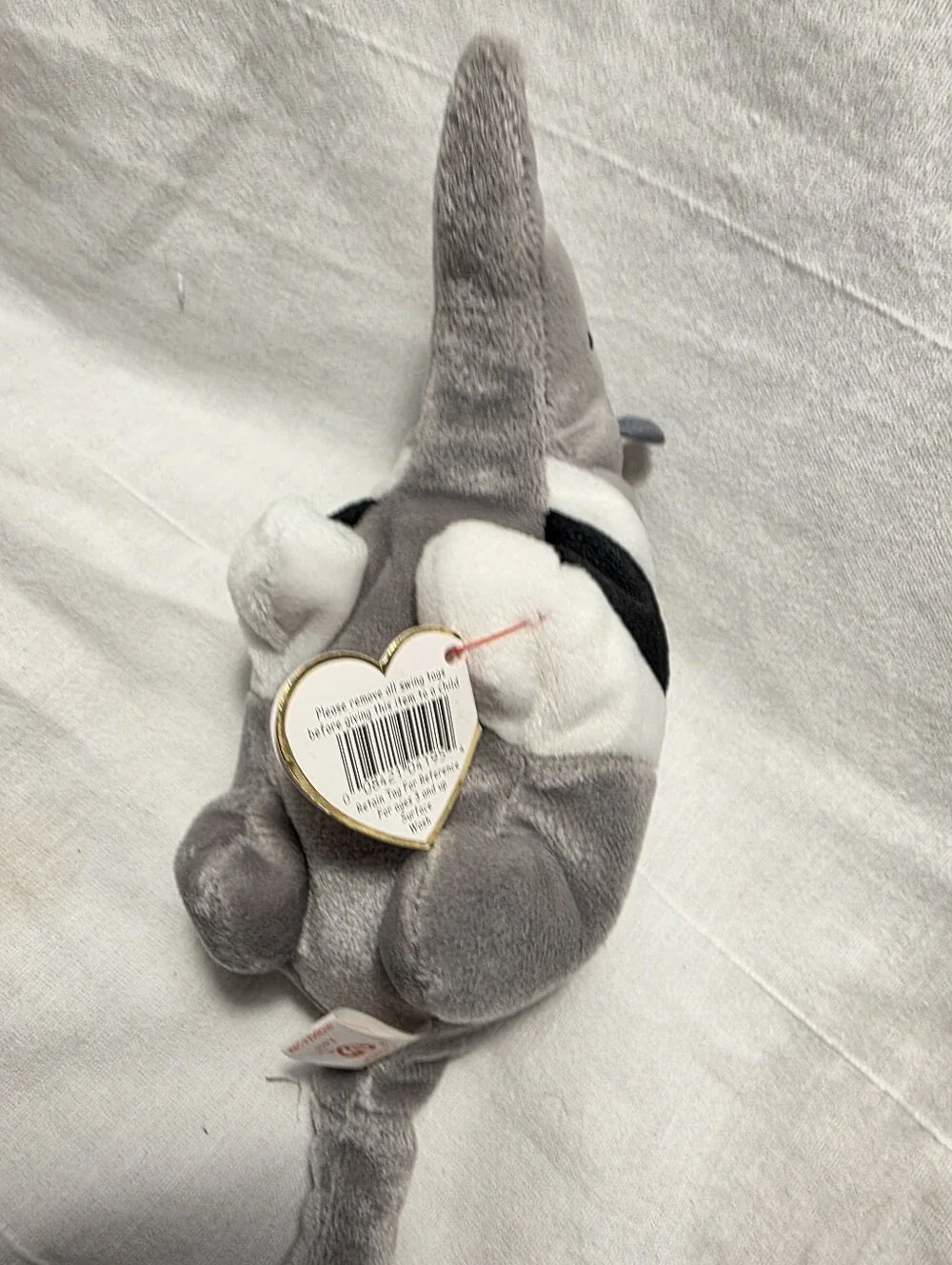 Ty Beanie Babies Ants Plush Toy - Gray and White 1997